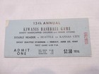 JUNE 20, 1969 SEATTLE PILOTS VS KANSAS CITY KIWANIS GAME TICKET-DH-BOUTON-RARE   — photo 1