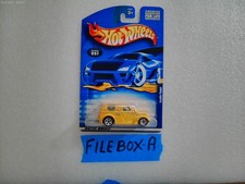 HOT WHEELS ANGLIA YELLOW PANEL TRUCK # 097 MATTEL NEW 1:64