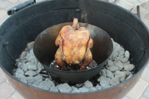 BBQ Vortex ™ Weber Wasserkocher 22 26,75 WSM Smokey Mountain XL Kamado großes grünes Ei - Bild 8 von 9