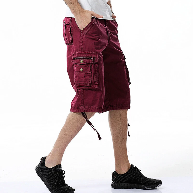 Men Summer Cargo Shorts Combat Half Pants Military Pockets Hiking Outdoor Pants
Opens in a new windo