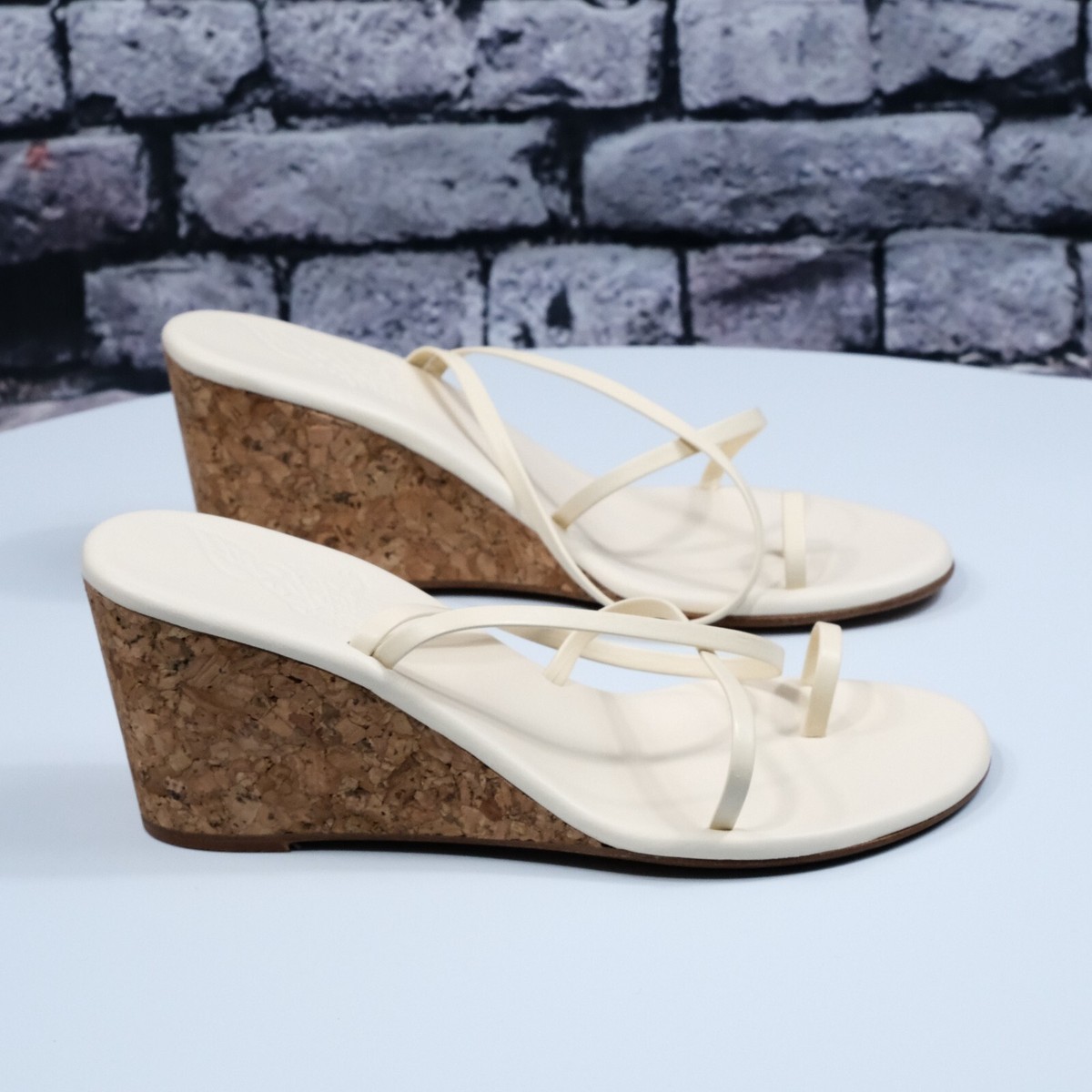 Ancient Greek Sandals: Chora Cork Wedge in Size 6 (Retail