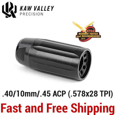 Kaw Valley Precision KVP .40/ 10mm/ .45 ACP Linear Comp/Compensator .578x28 TPI