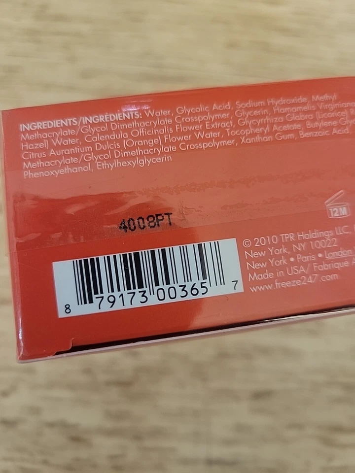 Freeze 24-7 Skin Smoothie Retexturizing Glycolic 16 Pads Sealed Ageless Skincare - Image 2 of 4