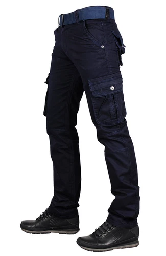 2025 Herren Camouflage Army Hose Freizeit Baumwoll Pants Cargohose mit Gürtel-DE - Bild 29 von 55