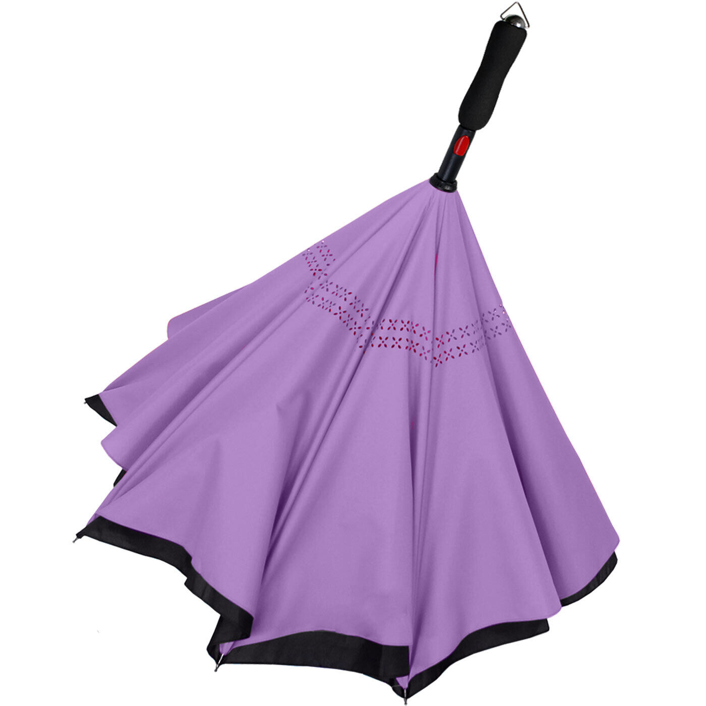 iX-brella Reverse Automatik Regenschirm Damen umgekehrt umgedreht zu öffnen groß