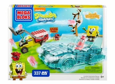 Mega Bloks Spongebob Schwammkopf Invisible Boatmobile Rescue