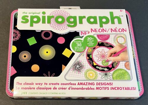 Brand New In Package The Original Spirograph Neon Design Set W/ Design Pad @ - Picture 1 of 6