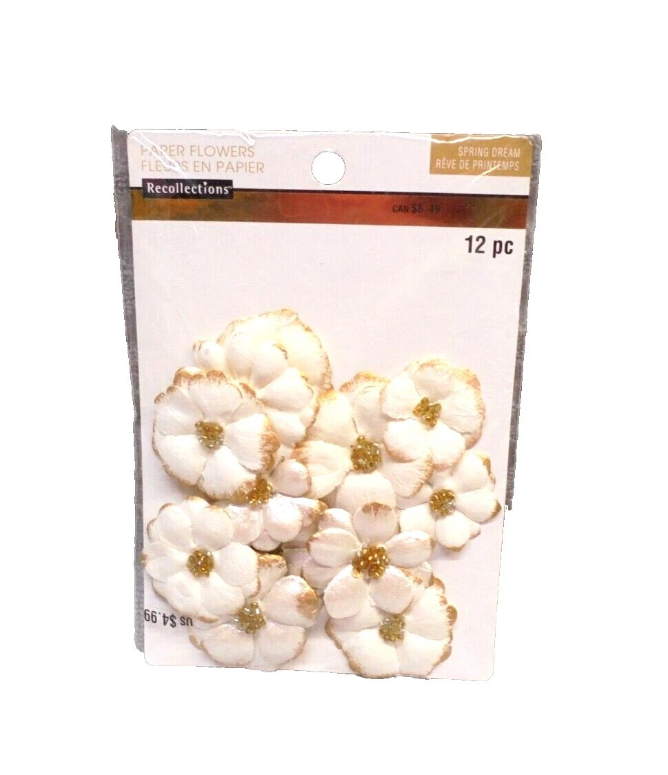 Adornos Flores Recollections Papel Scrapbooking