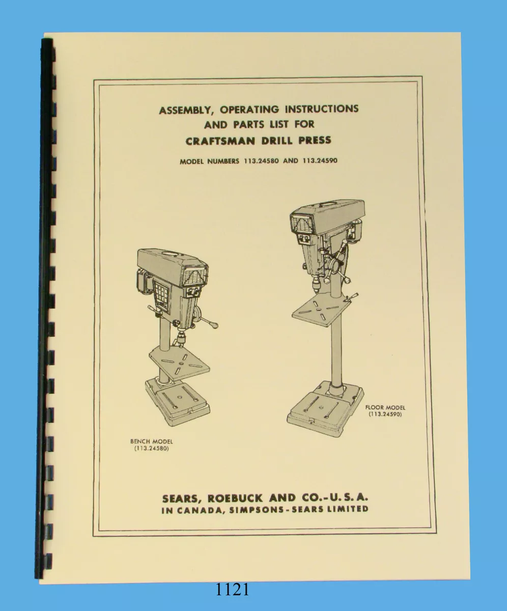 Sears discount drill press