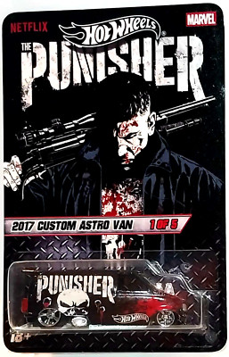 HOT WHEELS The 'PUNISHER' 2017 CUSTOM ASTRO VAN 'BOXMAN' 1 of 5 New/Sealed