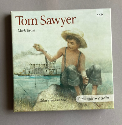 Tom Sawyer Huckleberry Finn Kinderbuch Mark Twain 4 CD Audio Hörbuch Oetinger