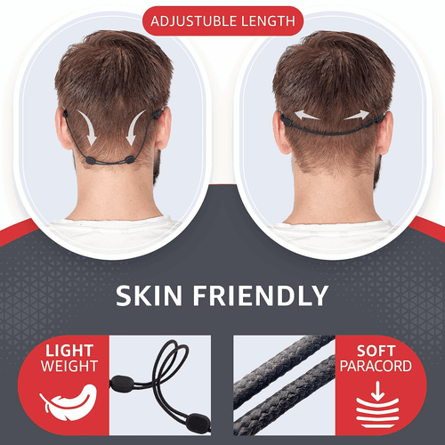 Brillenband Brillenhalter Band ohne Schweifband für Sport XL Größe 17 Zoll 2 Stück - Bild 4 von 5