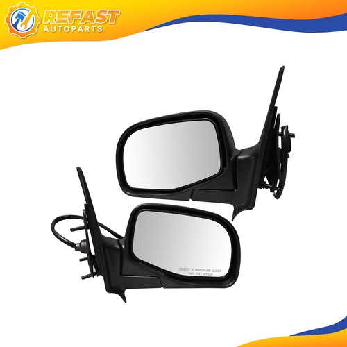 Driver Passenger Side View Mirrors Power Fold Textured For Ford Ranger 