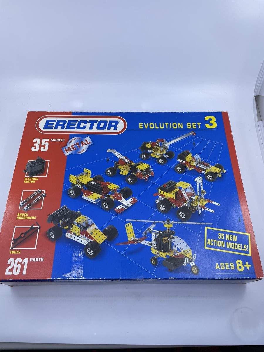 1995 Erector Set Evolution Set Three – Incomplete – Vintage