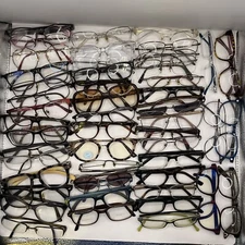 LOT of 50 Designer Eyeglasses Frames Only Random Variety of Brands