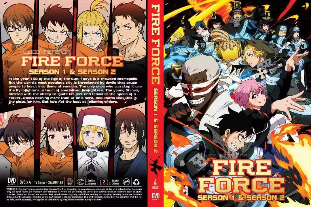 ANIME DVD~ENGLISH DUBBED~Fire Force Season 1+2(1-48End)All region+FREE GIFT