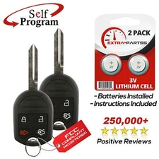 2 New Replacement Keyless Entry Remote Car Key 80 Bit Fob 4 Btn For CWTWB1U793