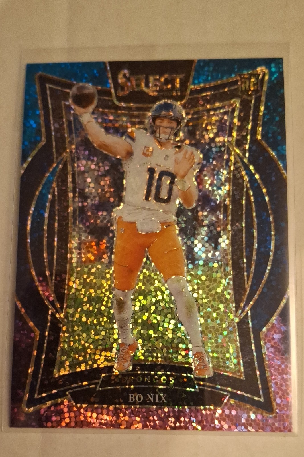 Bo Nix 2024 Select Concourse Cosmic Prizm SSP  RC