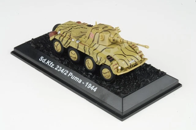 Amercom 1/72 Sd.Kfz.234/2 Puma Tank #125 German Army 11.SSFwPzGrenDiv Norland - Image 2 of 2