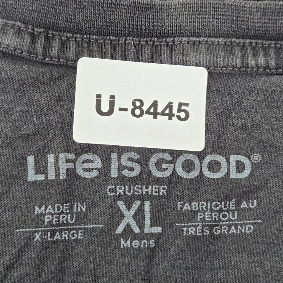 Camisa Life Is Good Hombre XL Negra Math Is My Superpower Crusher Manga Corta Foto 2 de 4