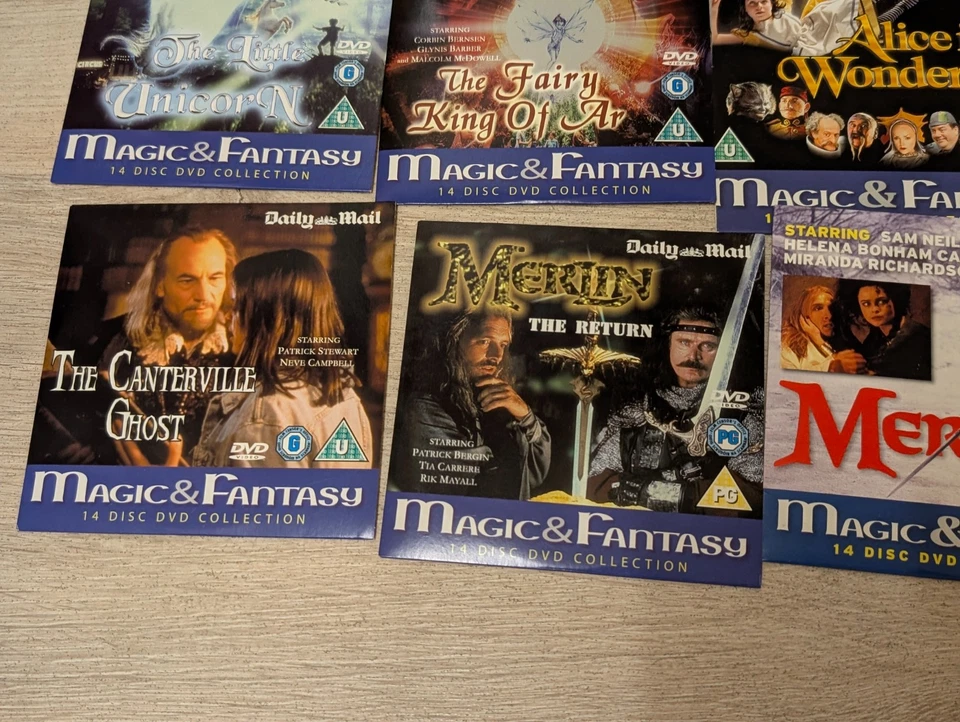 "Magic & Fantasy" DVD Collection 12 films bundle Daily Mail Promo - Image 3 of 4