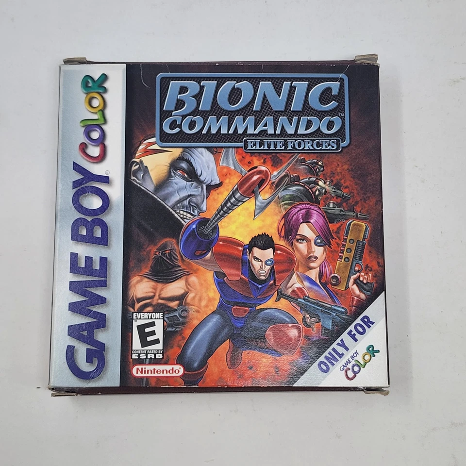 Bionic Commando: Elite Forces (Nintendo Game Boy Color) Complete CIB Authentic - Image 2 of 4
