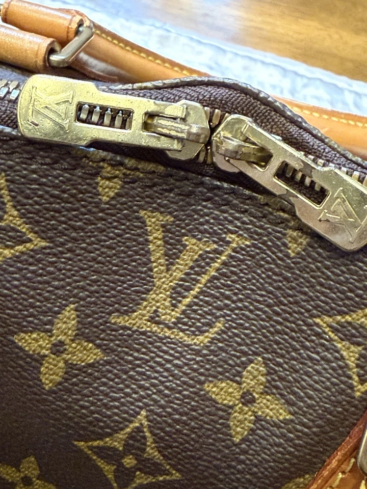 Bolso de Mano Louis Vuitton Alma PM Monograma Lona Cuero Auténtico De Colección 1994 Foto 3 de 4