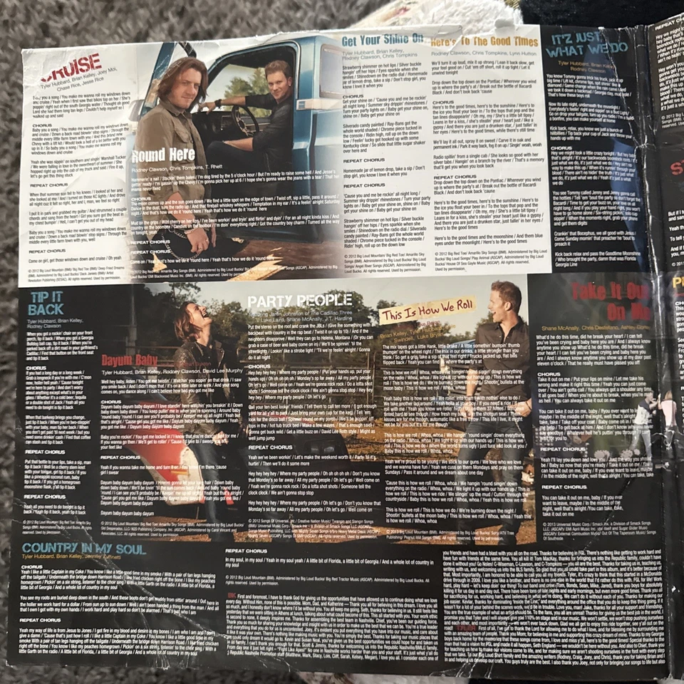 Florida Georgia Line Vinyl LP Here's To The Good Times Country Album 2013 - Image 4 of 4