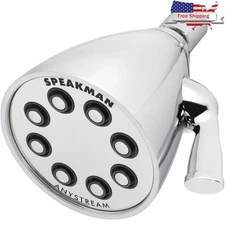 High Pressure Brass Shower Head Anystream 360° Self Cleaning Modern Design New