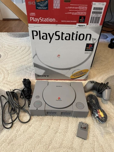 Sony PS1 PlayStation 1 Console SCPH-5501 Matching Serial #s CIB