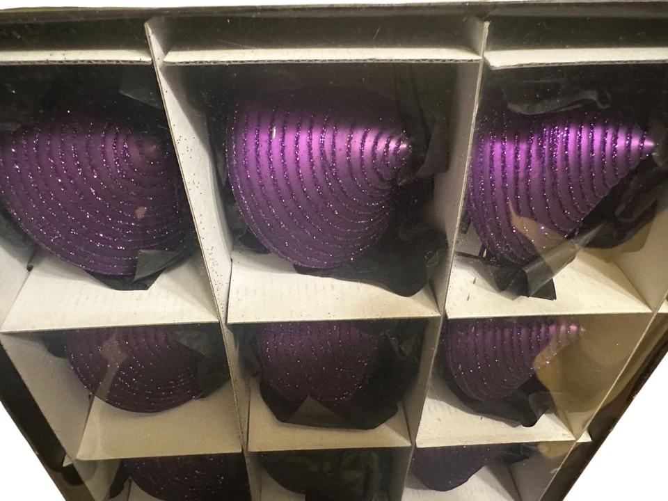 Kaheku | Christbaumkugel - Set 19-teilig Viloett Lila | Christbaum | NEU & OVP - Bild 4 von 4