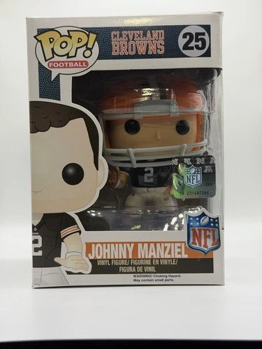 Funko Pop! Cleveland Browns Johnny Manziel #25 NFL Collectible Figure Box Damage