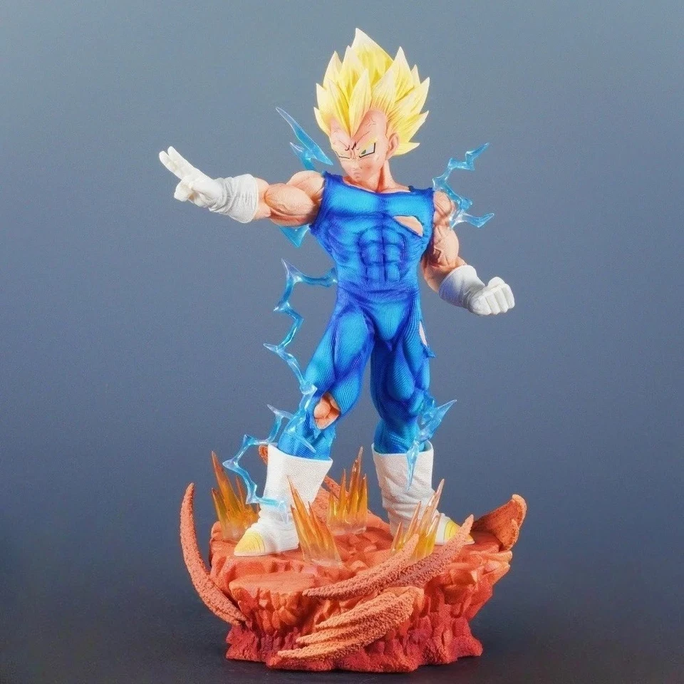 Figura de acción de PVC Dragon Ball Z Majin Vegeta de 12,4 pulgadas - Regalo coleccionable de anime Foto 2 de 4