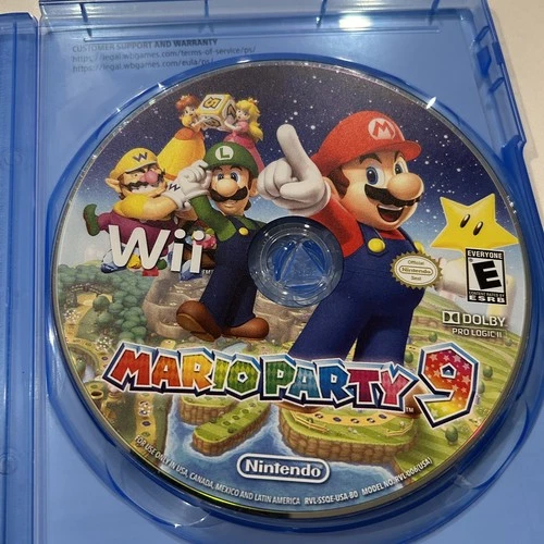 Mario Party 9 (Nintendo Wii, 2012) Disk Only - Working