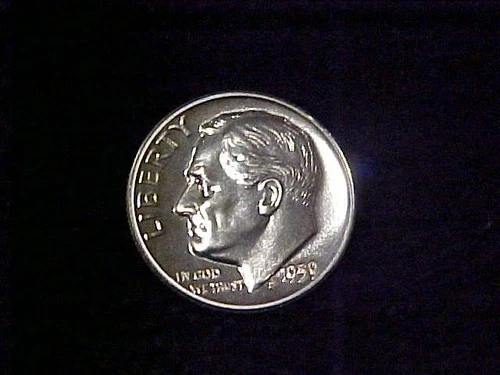 1959 SILVER PROOF DIME