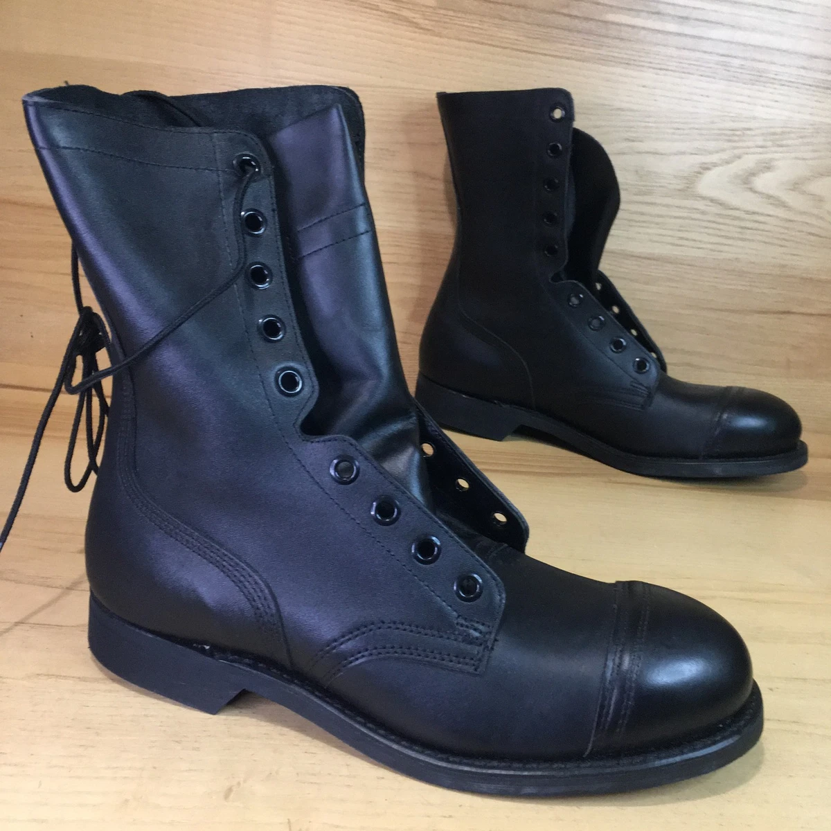 1982 WEINBRENNER Black Leather Safety Toe BILTRITE Sole Chelsea Boots Men\'s 7 EE 1982 COVE Shoe Co Black Leather Safety Toe BILTRITE Sole  main image 2