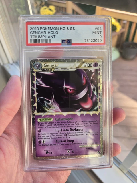 Pokémon TCG HGSS Triumphant Gengar Prime 94/102 Rare Holo