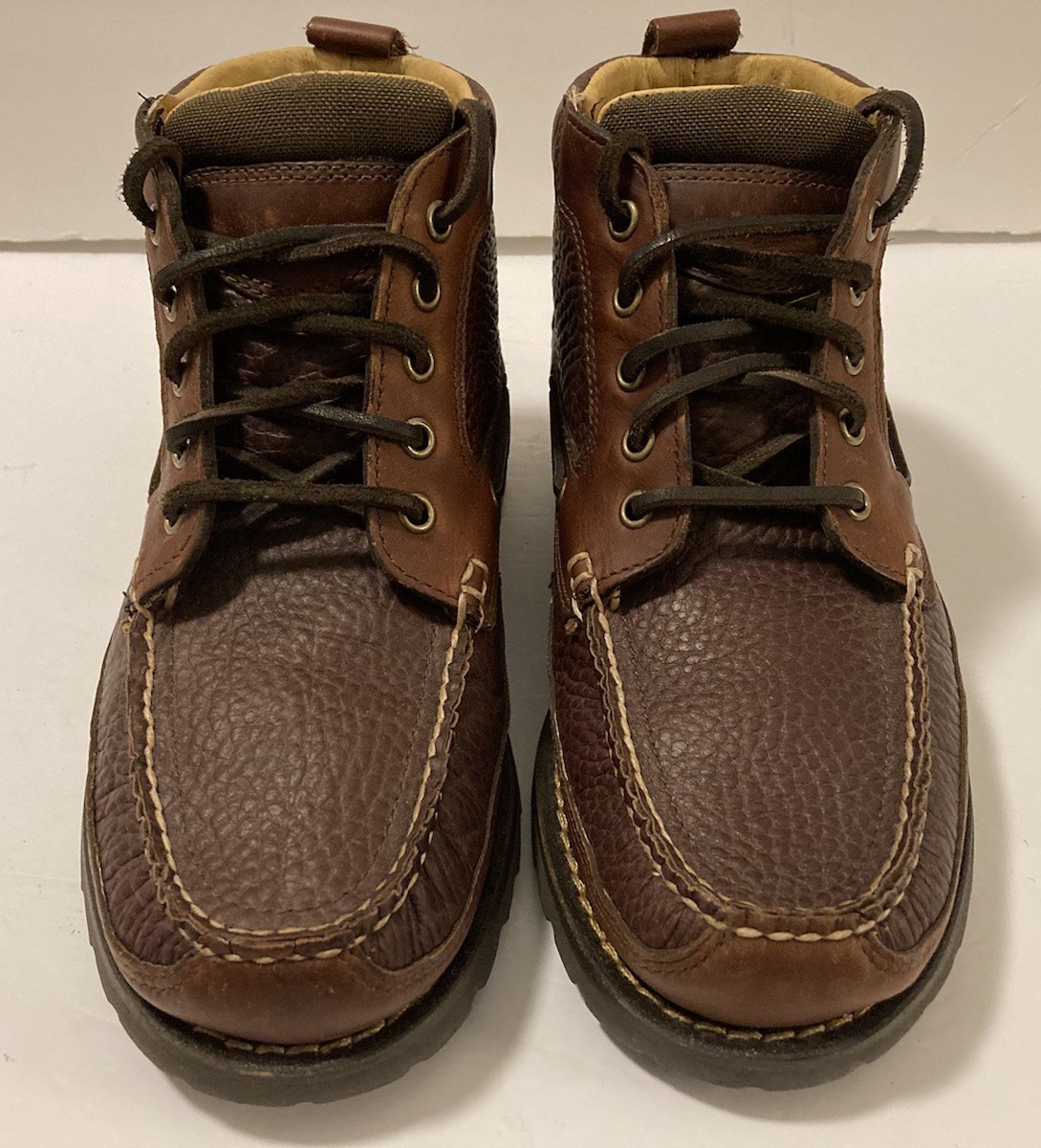 LLBean Allagash Bison Leather Chukka Boots 244479 Men Sz 7  display picture 1