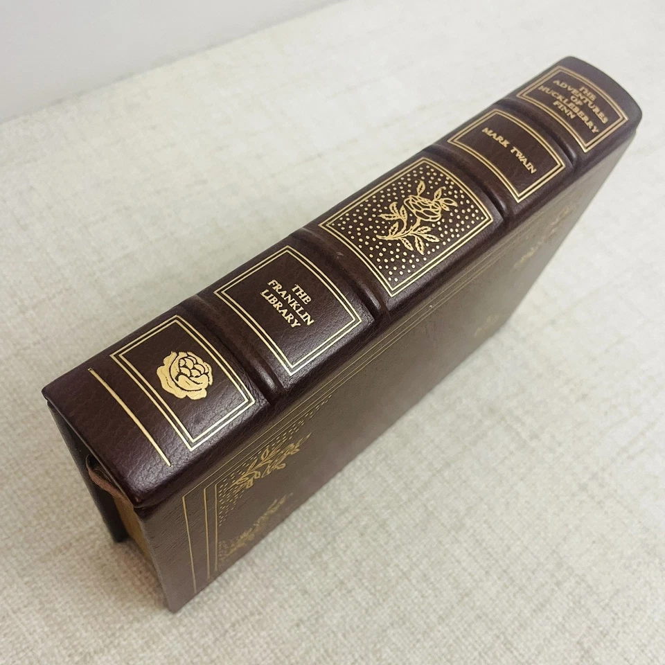 Franklin Library The Adventures of Huckleberry Finn Mark Twain Best-Loved Books - Image 4 of 4