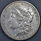 1899-S $1 MORGAN SILVER DOLLAR KM# 110 Grade:  AU+ A6170