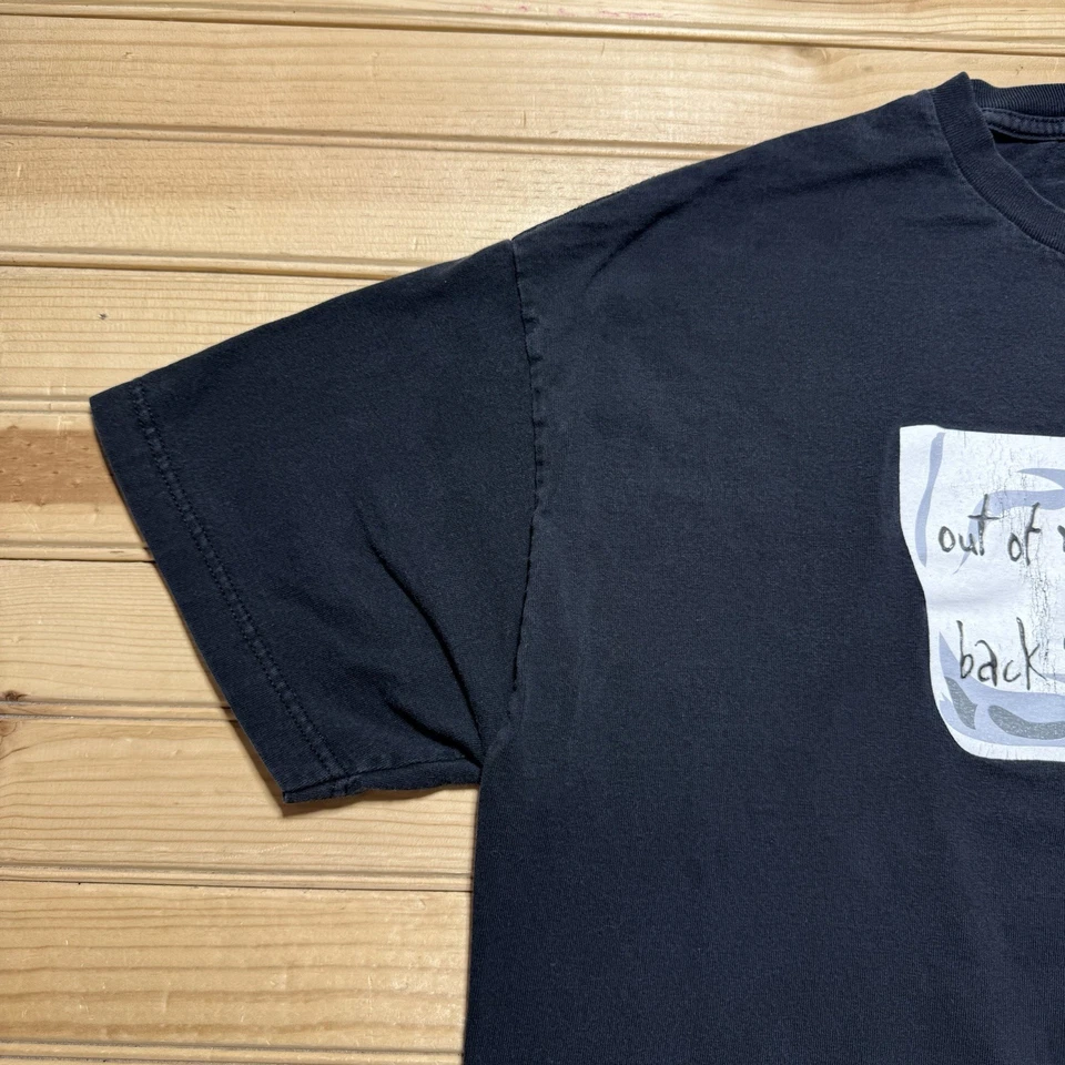 Camisa Divertida De Colección Y2K Out Of My Mind Be Back In 5 Minutes Nota Humor Talla XL Foto 3 de 4