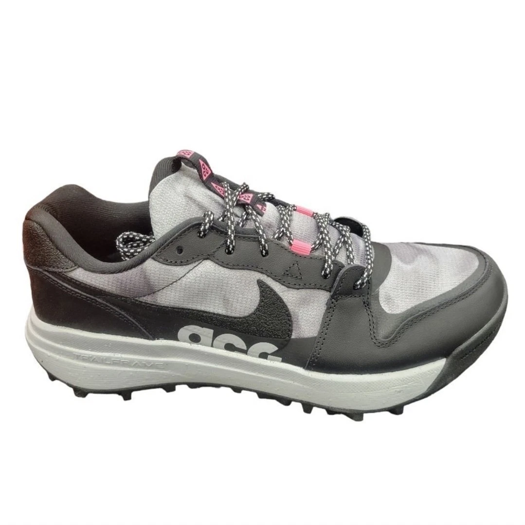 NEW Mens NIKE ACG Lowcate SE Trail Running Shoes DR1030-001 Black Hyper Size 8
