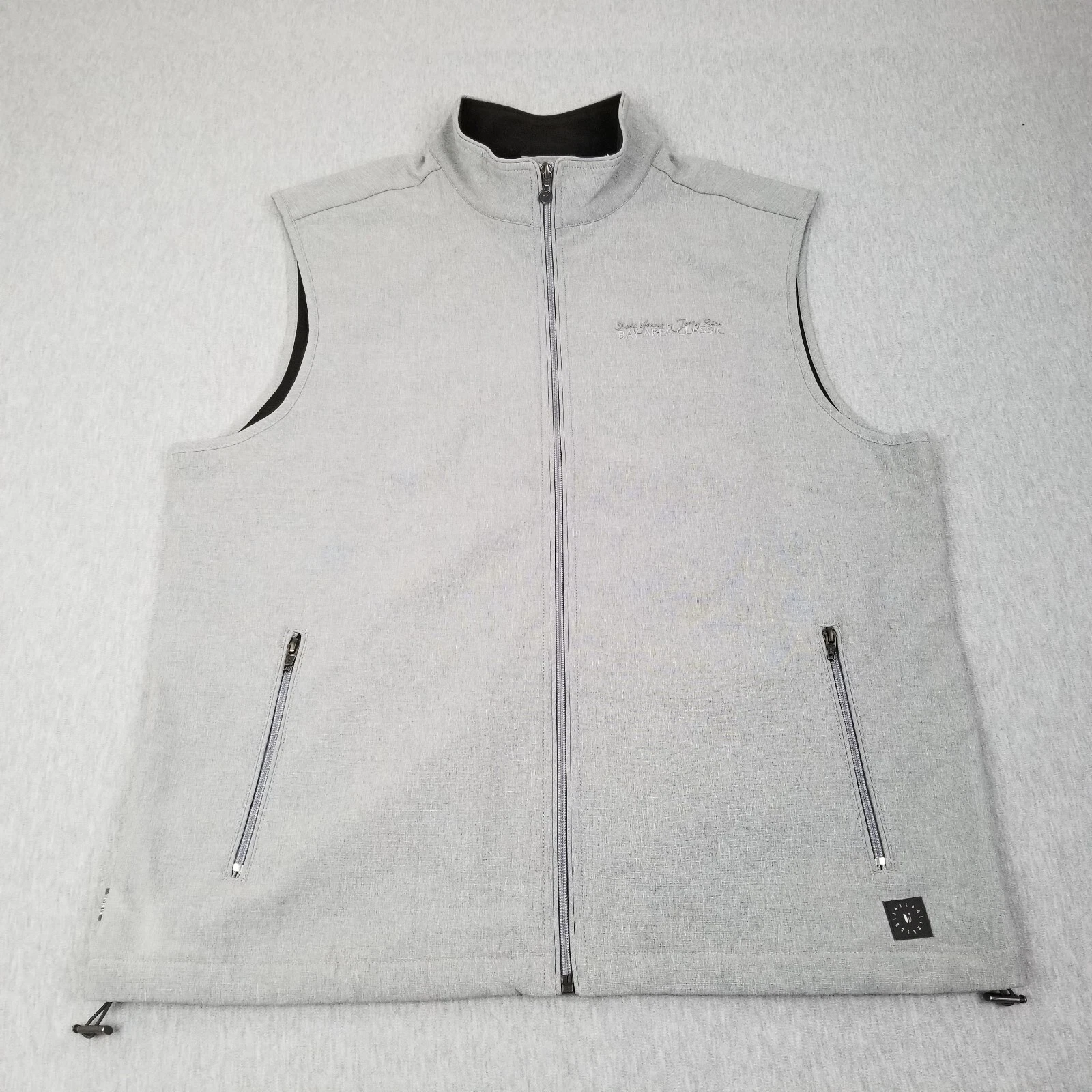 Linksoul Golf Mens Extra Large Vest Full Zip Fleece Lined Steve Young Jerry Rice