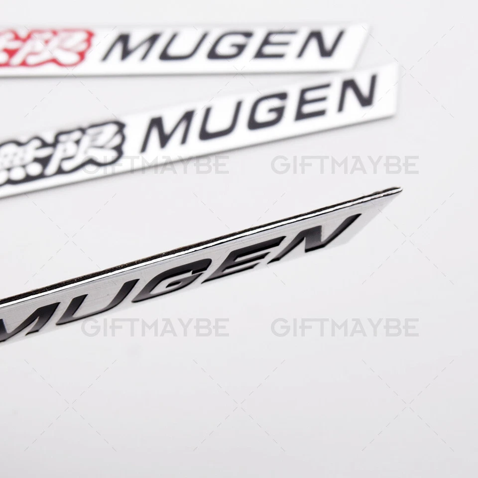 For Honda Civic Accord Fit 3D Car Mugen Fender Trunk Badge Emblem Accessorie BLK Foto 4 de 4