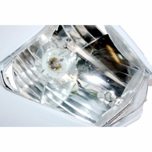 WHITE KTM Style Universal MX Headlight PIT TRAIL DIRT BIKE Motrocycle Motorcross - Bild 3 von 4