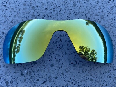 Polarisiert 24K Gold Spiegel Ersatzglas Für Oakley Offshoot & Carry Tasche