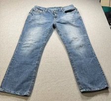 T.K Axel Jeans Mens 36x32 Blue Denim 5 Pocket