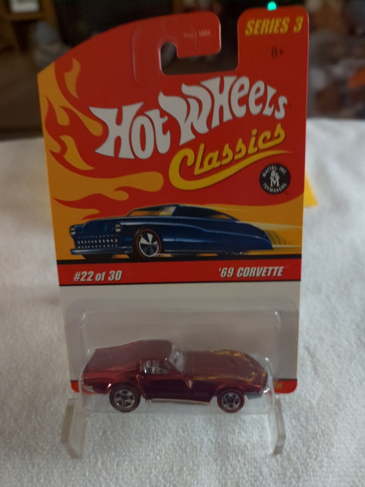 Hot Wheels Classics Series 3 '69 Corvette Spectraflame , Redline