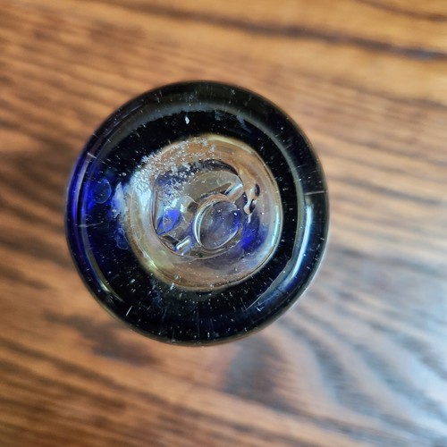 NEW *3* Hand Blown Martini Margarita Glasses & *1* Shot Glass Cobalt Blue Mexico - Picture 16 of 16