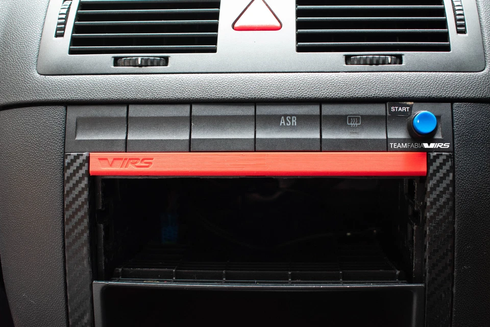 Custom Skoda Fabia Mk1 VRS 6Y Radio Cover Din Fascia Adaptor Panel 6Y0857231B41 - Image 4 of 4